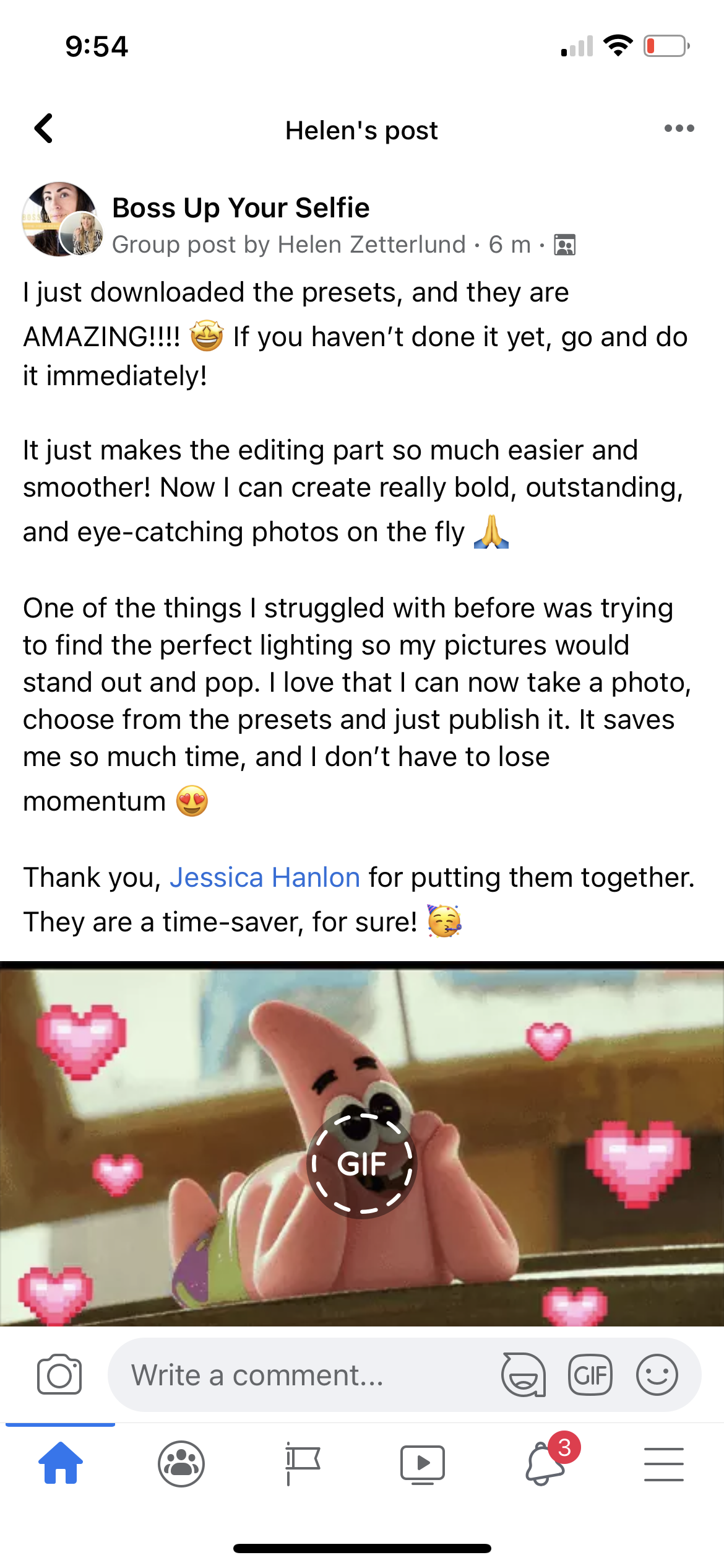 snapped for social photo presets