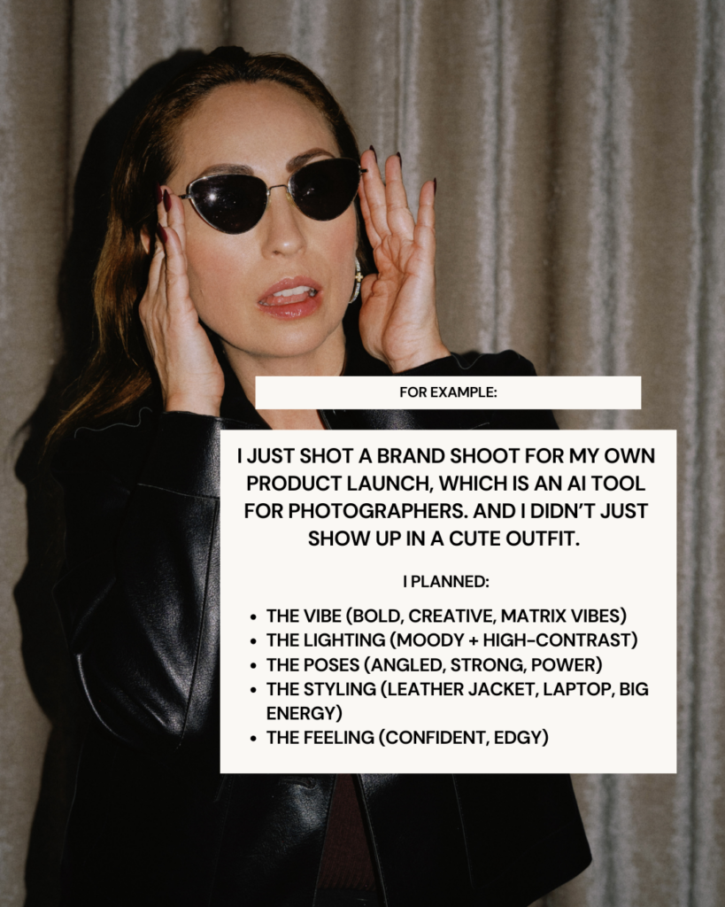Modern, high end fashion portrait for personal branding in Stockholm